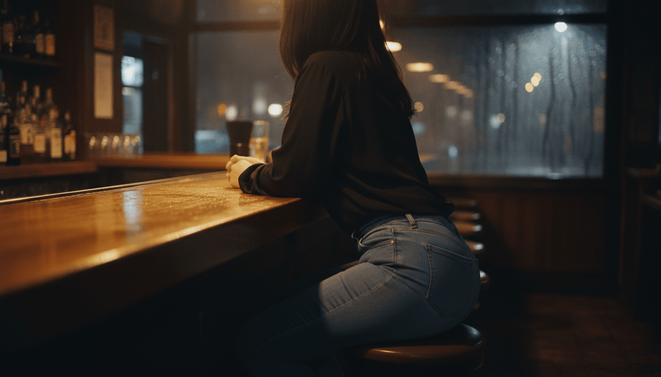 Capa da história: Olhares Proibidos no Bar